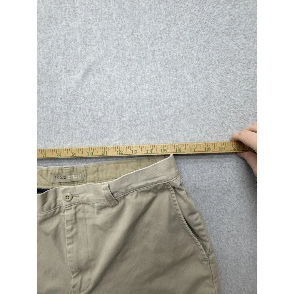 J.Crew Pants Mens 34x30 Beige Bootcut Chino Regular Fit Casual Vtg - Picture 9 of 16